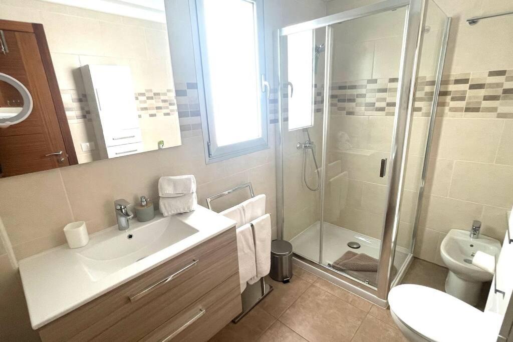 פאלם-מאר Luxurioese Duplex Ferienwohnung In Sehr Ruhiger Wohnanlage Mit Meerblick מראה חיצוני תמונה