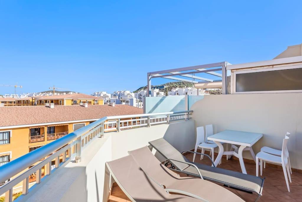 פאלם-מאר Luxurioese Duplex Ferienwohnung In Sehr Ruhiger Wohnanlage Mit Meerblick מראה חיצוני תמונה
