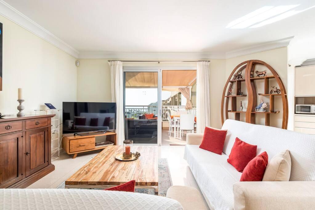 פאלם-מאר Luxurioese Duplex Ferienwohnung In Sehr Ruhiger Wohnanlage Mit Meerblick מראה חיצוני תמונה
