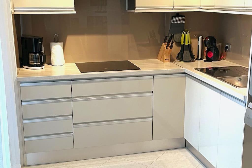 פאלם-מאר Luxurioese Duplex Ferienwohnung In Sehr Ruhiger Wohnanlage Mit Meerblick מראה חיצוני תמונה