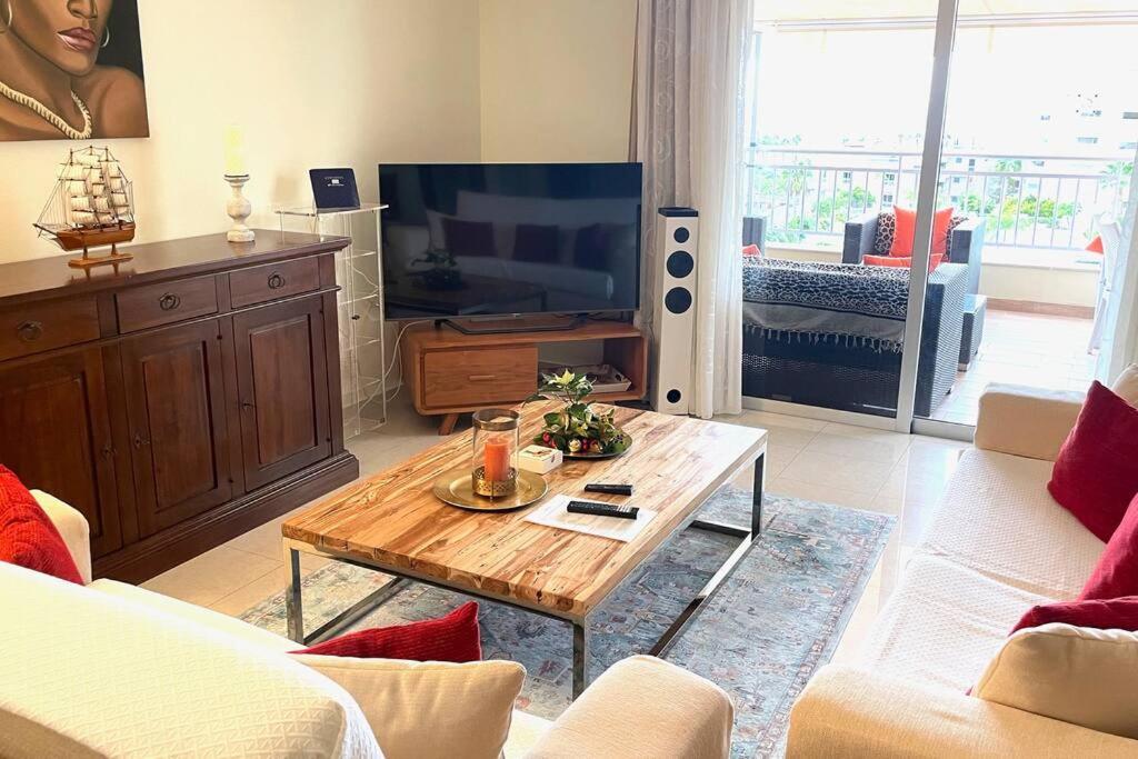פאלם-מאר Luxurioese Duplex Ferienwohnung In Sehr Ruhiger Wohnanlage Mit Meerblick מראה חיצוני תמונה