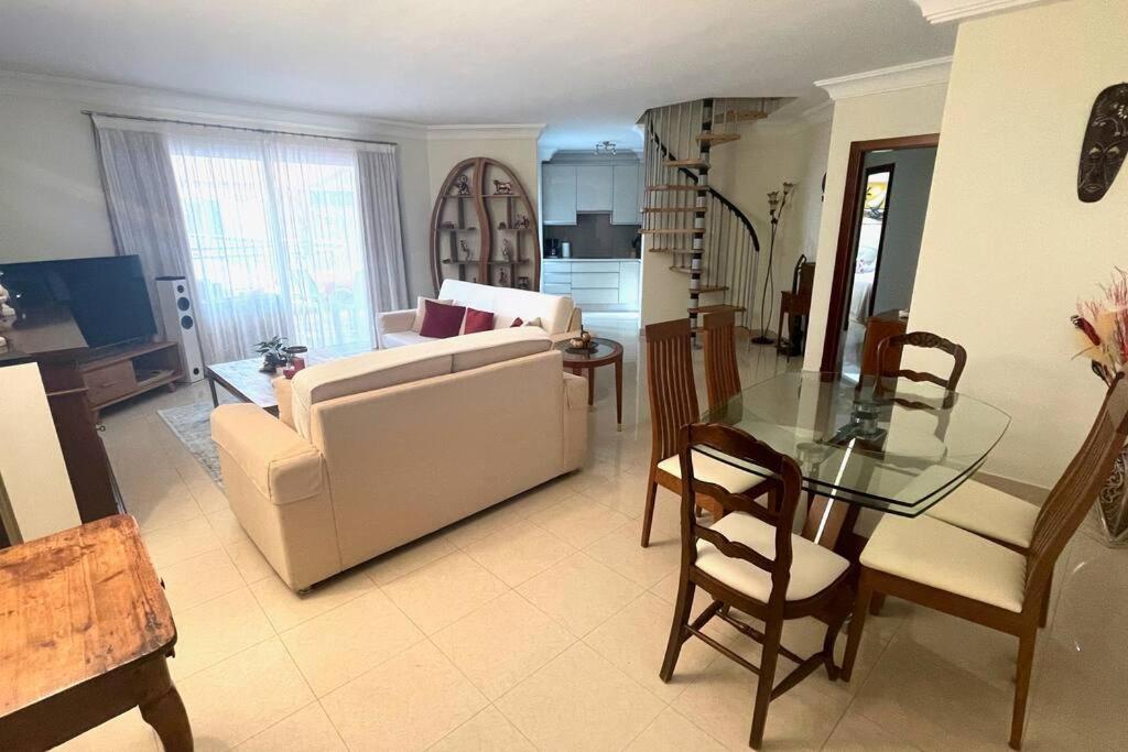 פאלם-מאר Luxurioese Duplex Ferienwohnung In Sehr Ruhiger Wohnanlage Mit Meerblick מראה חיצוני תמונה