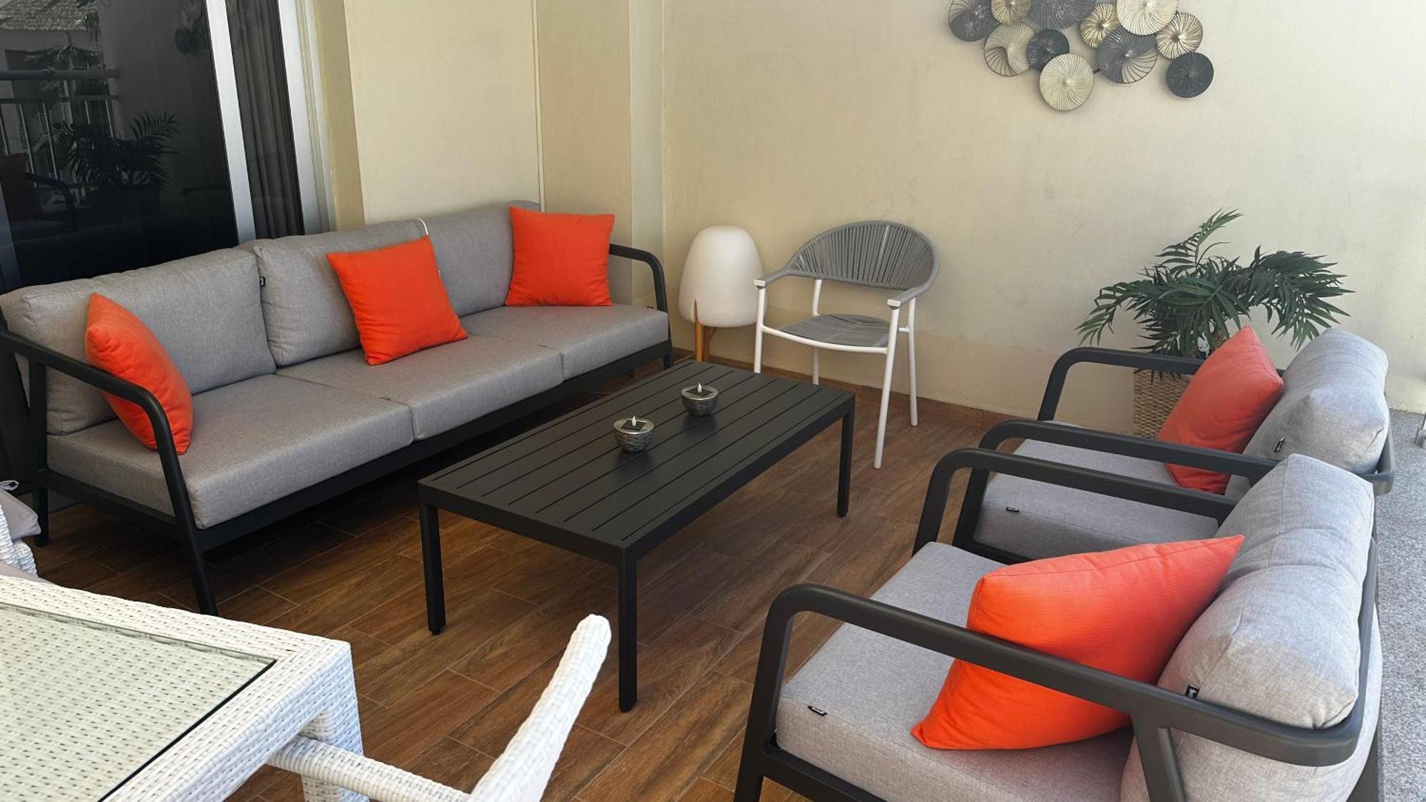 פאלם-מאר Luxurioese Duplex Ferienwohnung In Sehr Ruhiger Wohnanlage Mit Meerblick מראה חיצוני תמונה