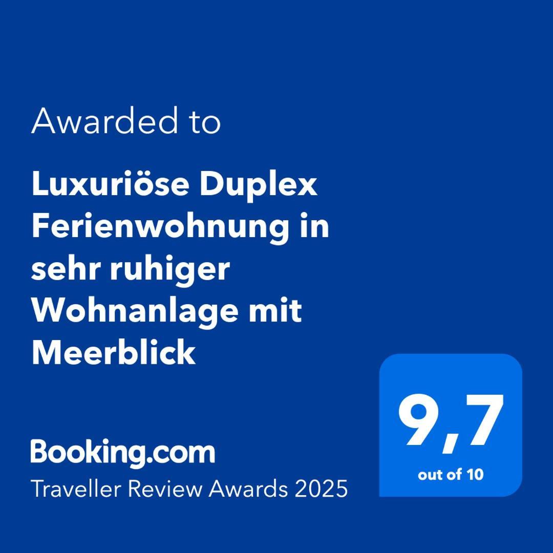 פאלם-מאר Luxurioese Duplex Ferienwohnung In Sehr Ruhiger Wohnanlage Mit Meerblick מראה חיצוני תמונה