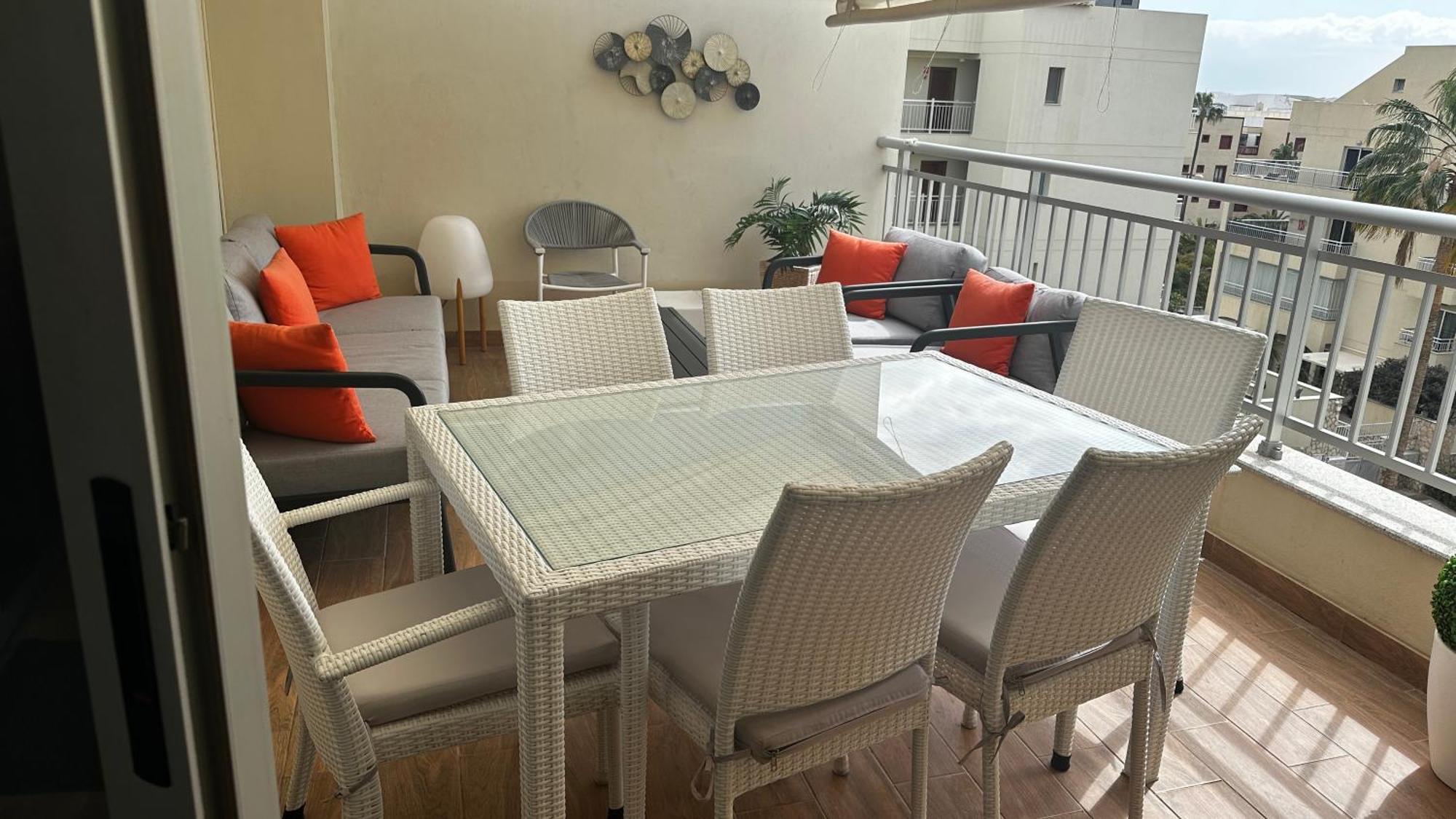 פאלם-מאר Luxurioese Duplex Ferienwohnung In Sehr Ruhiger Wohnanlage Mit Meerblick מראה חיצוני תמונה