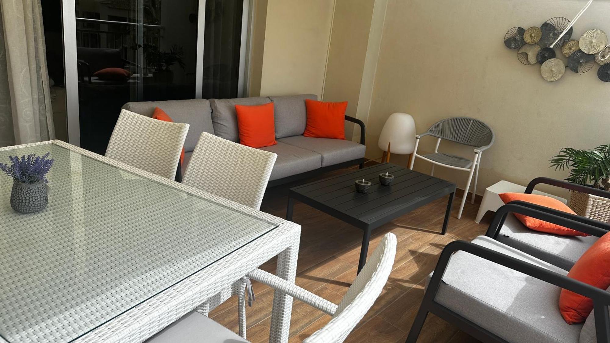 פאלם-מאר Luxurioese Duplex Ferienwohnung In Sehr Ruhiger Wohnanlage Mit Meerblick מראה חיצוני תמונה